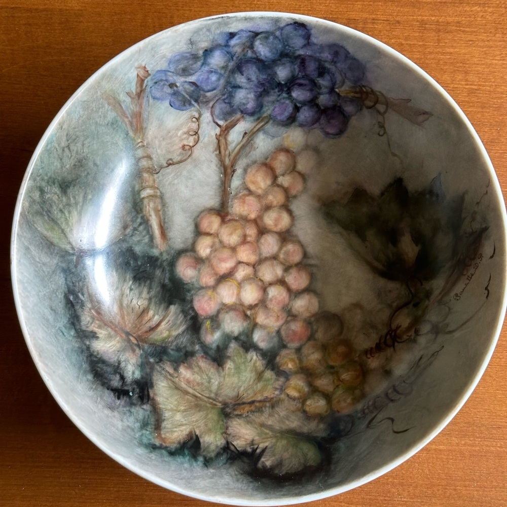 Hand Painted Fruit Bowl